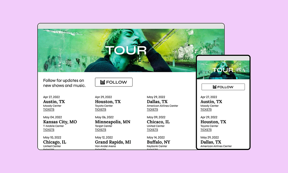 Best Practices | Bandsintown for Artists